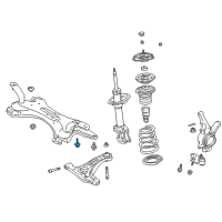 OEM 1996 Toyota Celica Engine Cradle Bolt Diagram - 90119-14050