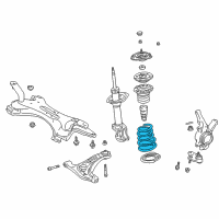 OEM 2001 Toyota Prius Coil Spring Diagram - 48131-47060