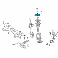 OEM 2001 Toyota Prius Support Diagram - 48609-47020