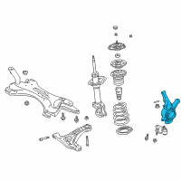 OEM 2001 Toyota Prius Knuckle Diagram - 43212-47011