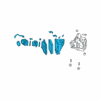 OEM Buick LaCrosse Housing Asm-Air Cleaner Upper Diagram - 10389505