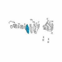 OEM 2007 Buick LaCrosse Air Filter Box Diagram - 15226961