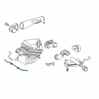 OEM Toyota Tacoma Air Tube Diagram - 17361-75010