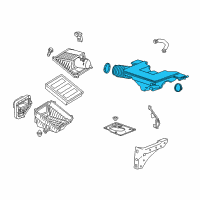 OEM 2016 Cadillac Escalade ESV Outlet Duct Diagram - 85002133