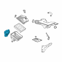 OEM 2019 Chevrolet Suburban Side Duct Diagram - 23192714