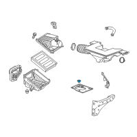 OEM Chevrolet Insulator-Air Cleaner Bracket Diagram - 22739022
