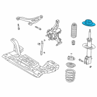 OEM 2002 Chrysler PT Cruiser INSULATOR-Spring Diagram - 4656083