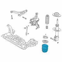 OEM 2002 Dodge Neon Front Coil Spring Diagram - 5272291AA