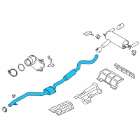 OEM 2018 BMW 230i Catalytic Converter Diagram - 18-30-8-689-368