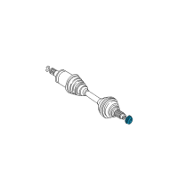 OEM BMW Spindle Nut Diagram - 31411133785