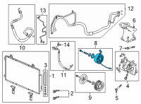 OEM Acura TLX STATOR SET Diagram - 38924-6S9-A01