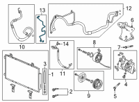 OEM Acura TLX PIPE, RECEIVER Diagram - 80341-TGZ-A01