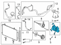 OEM 2021 Acura TLX COMPRESSOR Diagram - 38810-6S9-A01