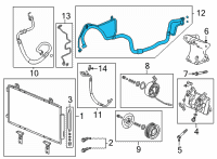 OEM Acura TLX EXCHANGER, HEAT Diagram - 80330-TGZ-A01