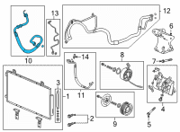 OEM Acura TLX HOSE, SUCTION Diagram - 80312-TGZ-A01