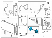 OEM 2021 Acura TLX CLUTCH SET Diagram - 38900-6S9-A01