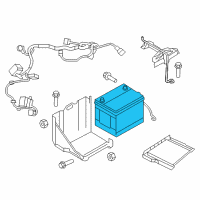 OEM Dodge Ram 3500 Battery Diagram - 56041380AD