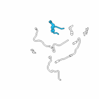 OEM 2013 BMW 535i xDrive Upper Radiator Hose Diagram - 17-12-7-580-957