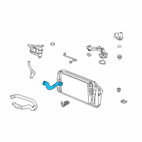 OEM 2007 Ford Expedition Upper Hose Diagram - 7L1Z-8260-A