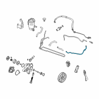 OEM Honda Crosstour Pipe B, Return (10MM) Diagram - 53779-TP6-A00