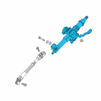 OEM Kia Optima Column Assembly-Upper Diagram - 56310D5500