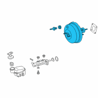 OEM 2013 Toyota Yaris Booster Assembly Diagram - 44610-52B50