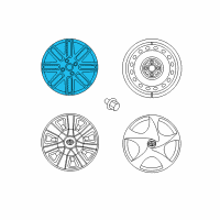 OEM 2013 Scion iQ Wheel, Alloy Diagram - PT904-74100