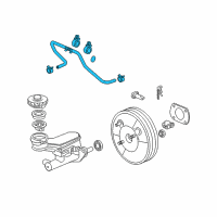 OEM 2014 Honda Pilot Tube Assy., Master Power Diagram - 46402-SZA-A01