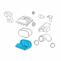 OEM 2006 GMC Savana 3500 Housing-Air Cleaner Lower Diagram - 25776336