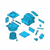 OEM 2018 Nissan 370Z Blower Assy-Front Diagram - 27200-1EA0E