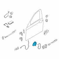 OEM BMW 535i GT Front Right Complete Lock Diagram - 51-21-7-185-692