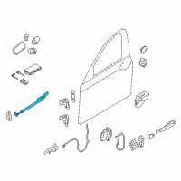 OEM BMW 750i xDrive Door Brake, Front Left Diagram - 51-21-7-177-615