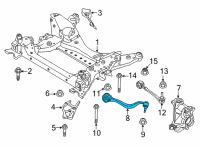 OEM 2021 BMW X3 Mount Tension Strut, Right Diagram - 31-10-6-890-906