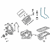 OEM 2019 Jeep Grand Cherokee ENGINE OIL LEVEL Diagram - 53010818AF