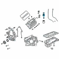 OEM 2020 Jeep Grand Cherokee Adapter-Engine Oil Filter Diagram - 68166516AG