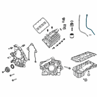 OEM Dodge Durango ENGINE OIL LEVEL Diagram - 53010822AF