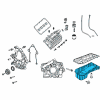 OEM 2021 Dodge Durango Pan-Engine Oil Diagram - 53010789AB