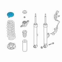 OEM 2022 Hyundai Ioniq 5 Rear Spring Pad, Upper Diagram - 55334-J5000