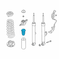 OEM 2019 Kia Stinger Bumper Stopper Diagram - 55326J5000