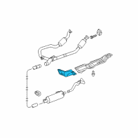 OEM Dodge Ram 1500 Shield-Exhaust Manifold Diagram - 53032208AH