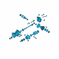 OEM Nissan Rogue Select Final Drive Assembly Diagram - 38300-JD610