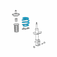 OEM 2018 Chevrolet Cruze Coil Spring Diagram - 13367033