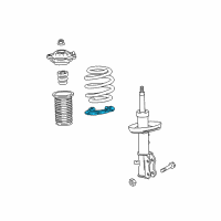 OEM 2019 Chevrolet Cruze Lower Spring Insulator Diagram - 39008492