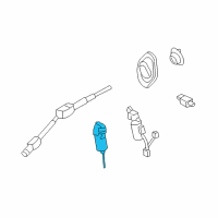 OEM Ford Motor Assembly Diagram - 3W4Z-3D538-DA