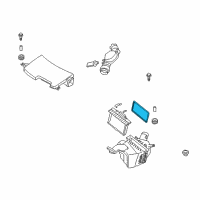 OEM Infiniti M35 Element Assembly-Air Diagram - 16546-EG000