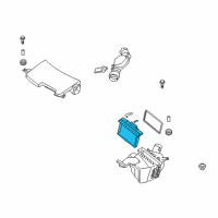 OEM Infiniti M35 Air Cleaner Cover Diagram - 16526-EG000