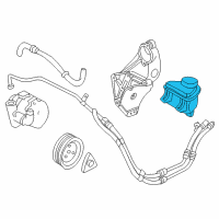 OEM 2001 Saturn L300 Reservoir Asm, P/S Fluid Diagram - 22710500