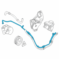 OEM 2000 Saturn LS2 Pressure Hose Diagram - 24409007