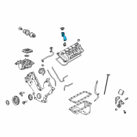 OEM Lincoln Navigator Oil Feed Tube Diagram - XL1Z-6763-AA