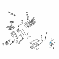 OEM Ford E-150 Support Gasket Diagram - F65Z-6840-B